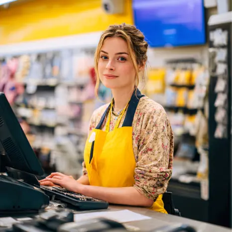 Kassasysteem medewerker