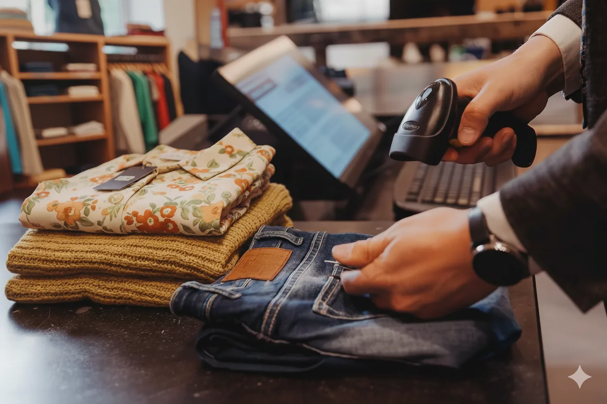 Kassasysteem retail Kleding