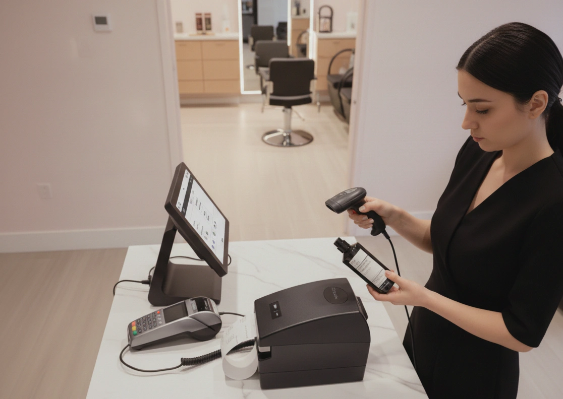 Kassaysteem Schoonheidssalon Scannen